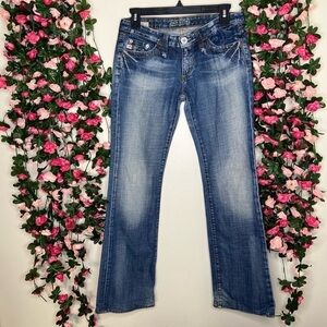 Big Star Women’s Sweet Low Boot Blue Light Wash Jeans Size 27R BWSWESD Denim